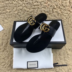 Replica Gucci Leather thong sandal