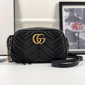 Replica Gucci GG Marmont Small Bag Black