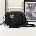Replica Gucci GG Marmont Small Bag Black