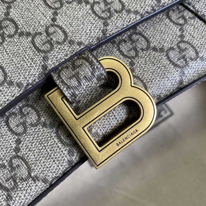 Balenciaga x Gucci GG canvas shoulder bag 658575