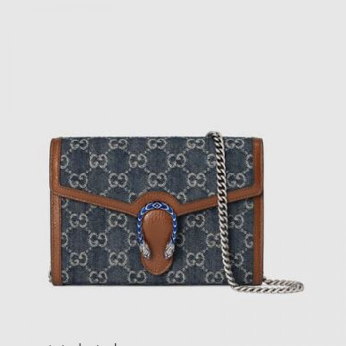 Gucci Denim Dionysus mini chain Bag 401231