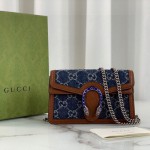 Replica Gucci Denim Dionysus small shoulder Bag