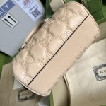Replica Gucci GG matelassé leather top handle bag