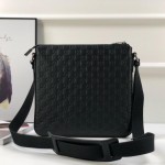 Replica Gucci Signature messenger black bag