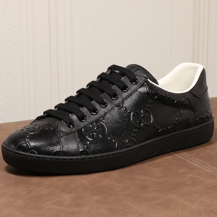 Gucci Ace GG Embossed Sneaker Black