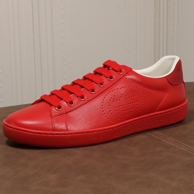 Gucci Ace sneaker with Interlocking G ‎599147 Red