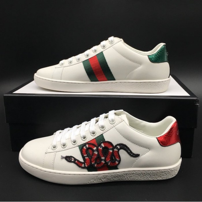 gucci ace snake sneakers