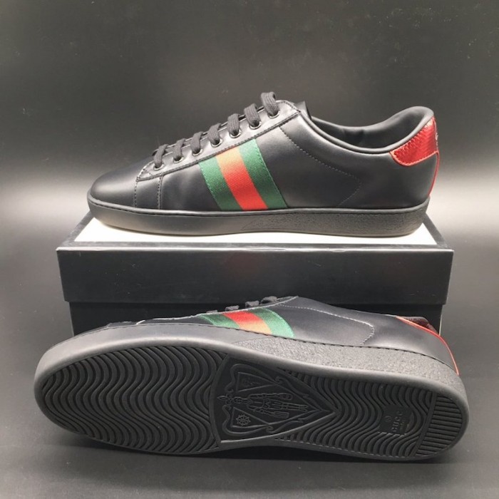 Gucci Ace leather black