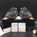 Replica Gucci Logo Leather Sneaker