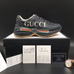 Replica Gucci Logo Leather Sneaker