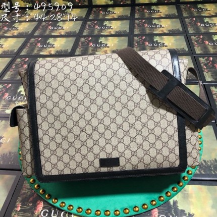 Gucci GG Supreme diaper bag 495909 Beige