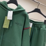 Replica Gucci Cotton Jersey Tracksuit Green