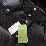 Replica Gucci GG nylon jacquard jacket with Web