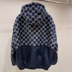Replica Gucci GG ripstop fabric zip jacket