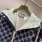 Replica Gucci GG ripstop fabric zip jacket