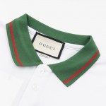 Replica Gucci Cotton jersey polo shirt ‎with web