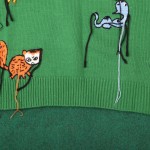 Replica Gucci Freya Hartas animal wool sweater