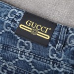 Replica Gucci GG Jacquard Denim Pant
