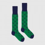 Replica Gucci GG Multicolour socks green