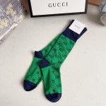 Replica Gucci GG Multicolour socks green