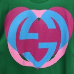 Replica Gucci Interlocking G heart T-Shirt