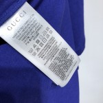 Gucci Interlocking G star burst print cotton T-shirt Blue