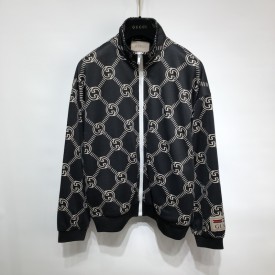 Replica Gucci Interlocking G zip jacket