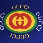 Replica Gucci Cotton jersey T-shirt Blue