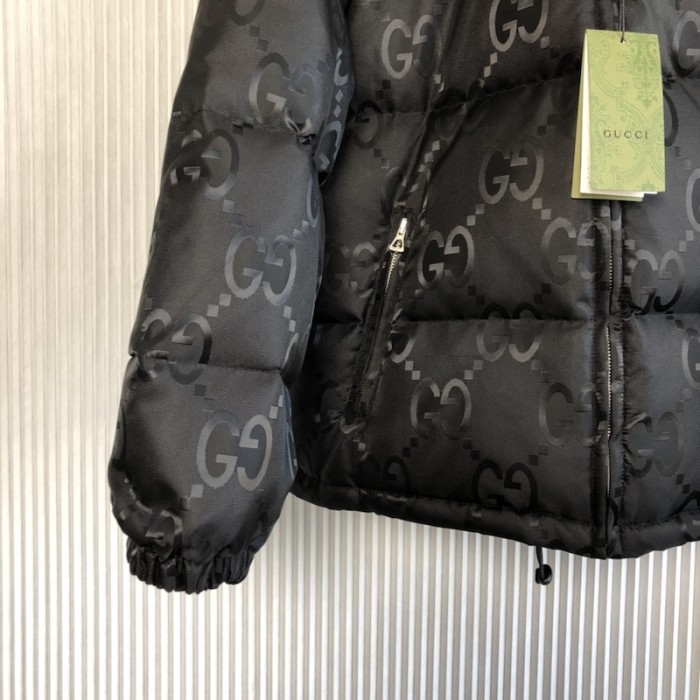 Gucci Jumbo GG canvas jacket ‎698710 Black