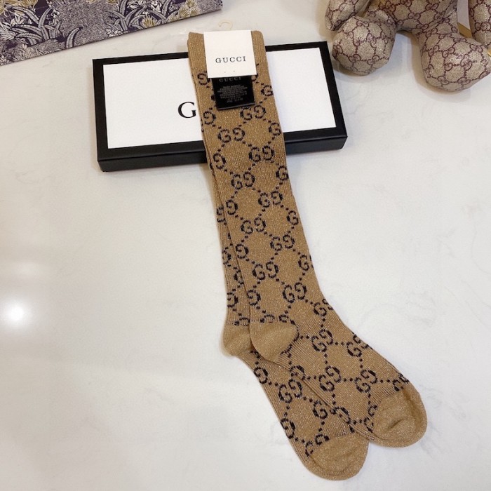 Gucci Lame GG socks Women