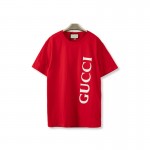 Replica Gucci print oversize T-shirt Red