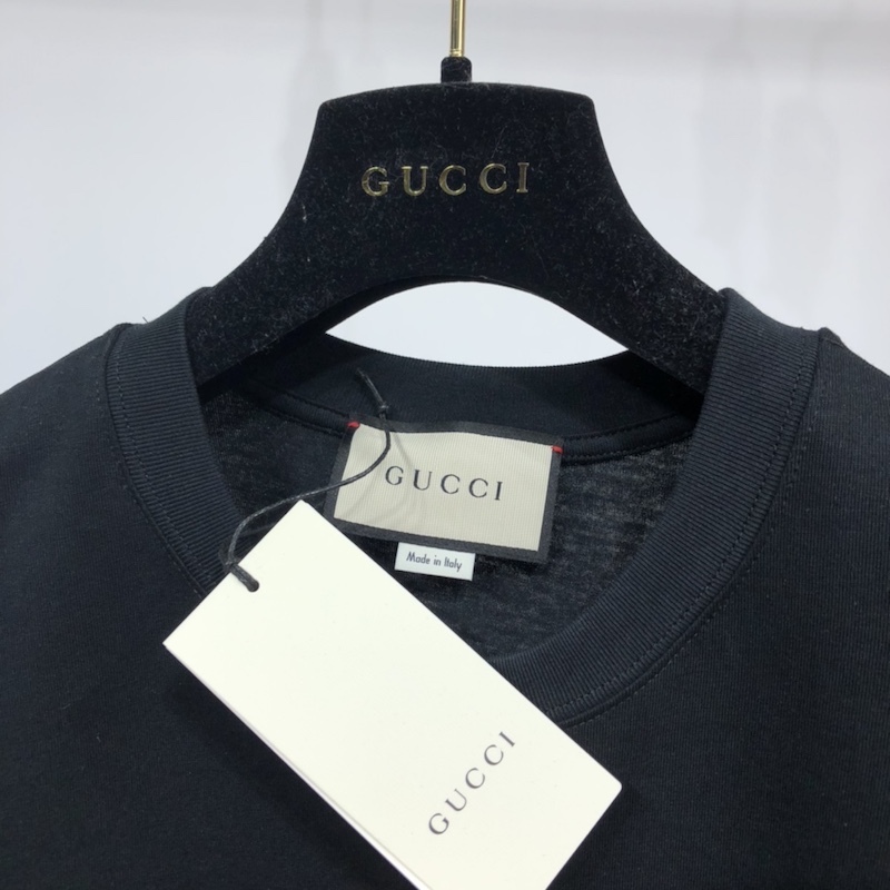 Gucci Prodige d'Amour' print T-shirt Black