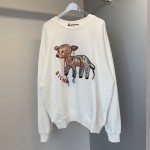 Replica Gucci Fawn Patch Sweatershirt