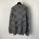 Replica Gucci Wool cardigan with GG intarsia