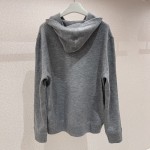 Replica Gucci Wool hooded sweatshirt Grey