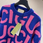 Replica Gucci Wool jumper with Gucci intarsia