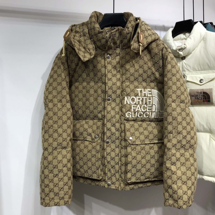 Gucci x The North Print Jacket Beige