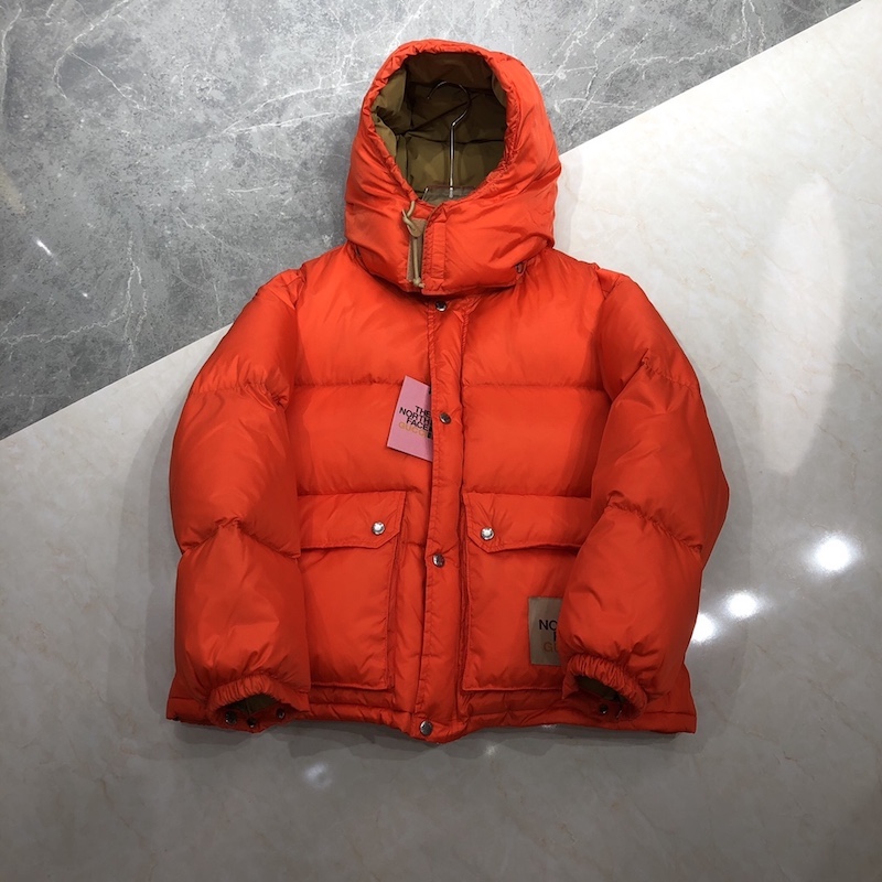 Gucci x The North Face Coat Jacket Orange
