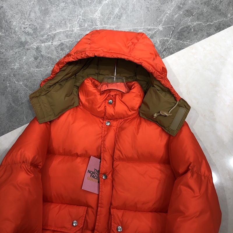 Gucci x The North Face Coat Jacket Orange