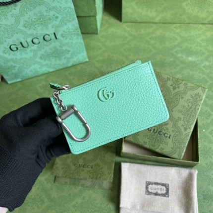 Replica Gucci GG Marmont keychain card case