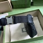 Replica Gucci Jumbo GG small belt bag Black