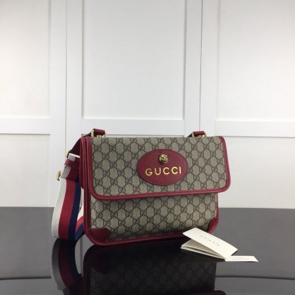 Replica Gucci Neo Vintage messenger bag red