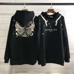 Replica Givenchy Embroidered Hoodies Black