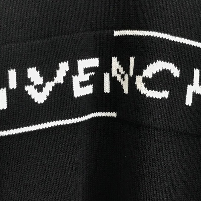 Givenchy Logo Knit Jumper Black