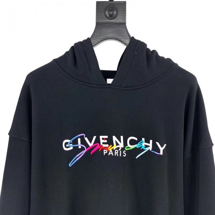Givenchy signature hoodie black