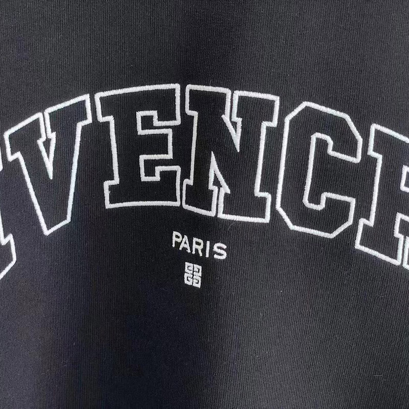 Givenchy Slim-fit sweatshirt in GIVENCHY College embroidered fleece