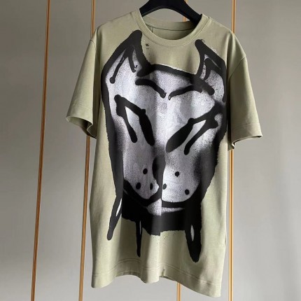 Replica Givenchy t-shirt with tag effect dog print