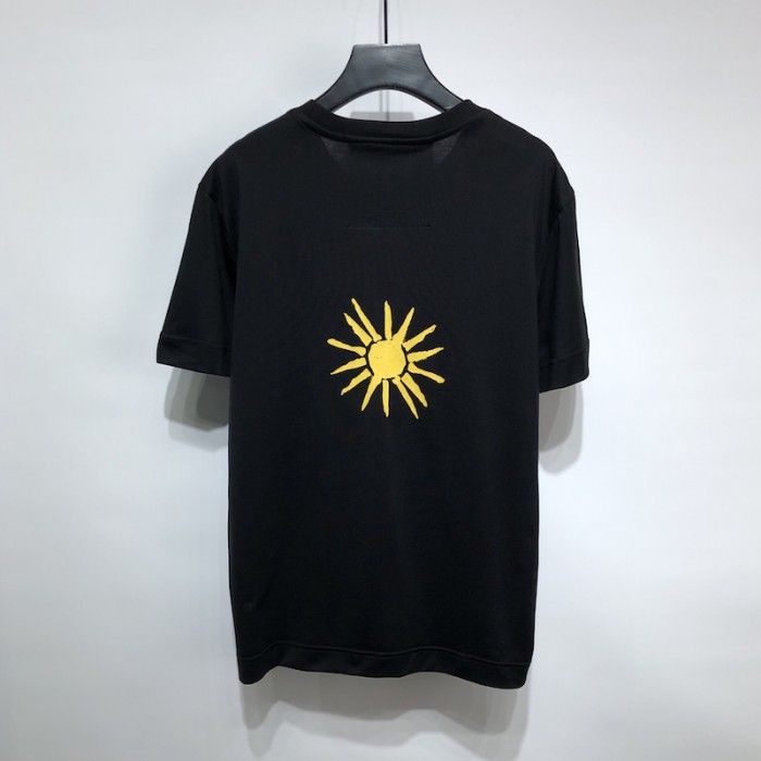 Givenchy Slim Fit T shirt in Jersey with 4G Sun Print Black