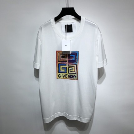 Replica Givenchy Slim Fit T shirt in Jersey with 4G Sun Print