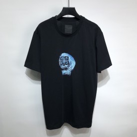 Replica Givenchy T-shirt in jersey with 4G skull print